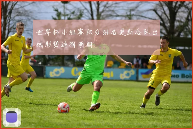 世界杯小组赛积分排名更新各队出线形势逐渐明朗