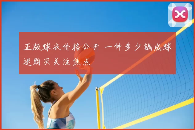 正版球衣价格公开 一件多少钱成球迷购买关注焦点